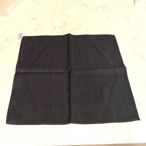 Ryan Seacrest distinction black silk pocket square wedding wedding guest formal